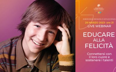 “Educare alla felicità” è il nuovo webinar gratuito di Fondazione Patrizio Paoletti