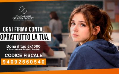 dona il 5x1000 a Fondazione Patrizio Paoletti
