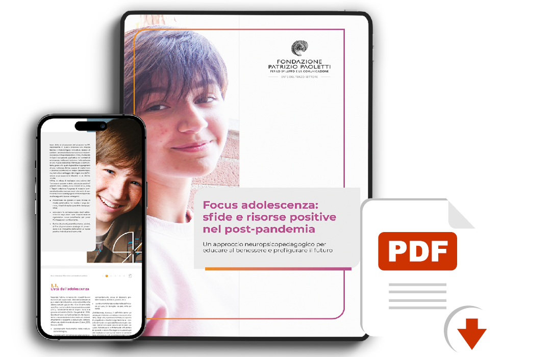 mockup del report adolescenza su diversi dispositivi