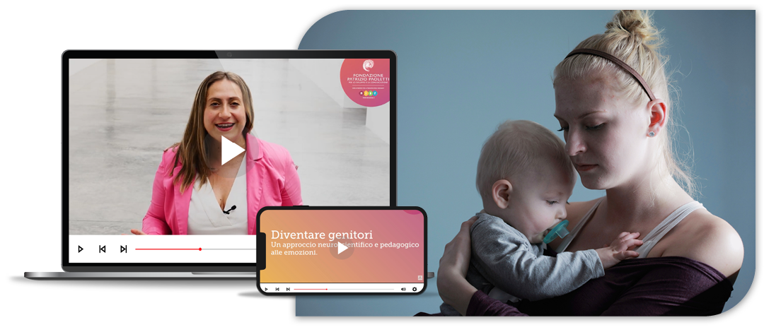 Mockup della video lezione su diversi dispositivi