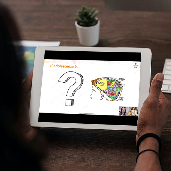 mockup video lezione