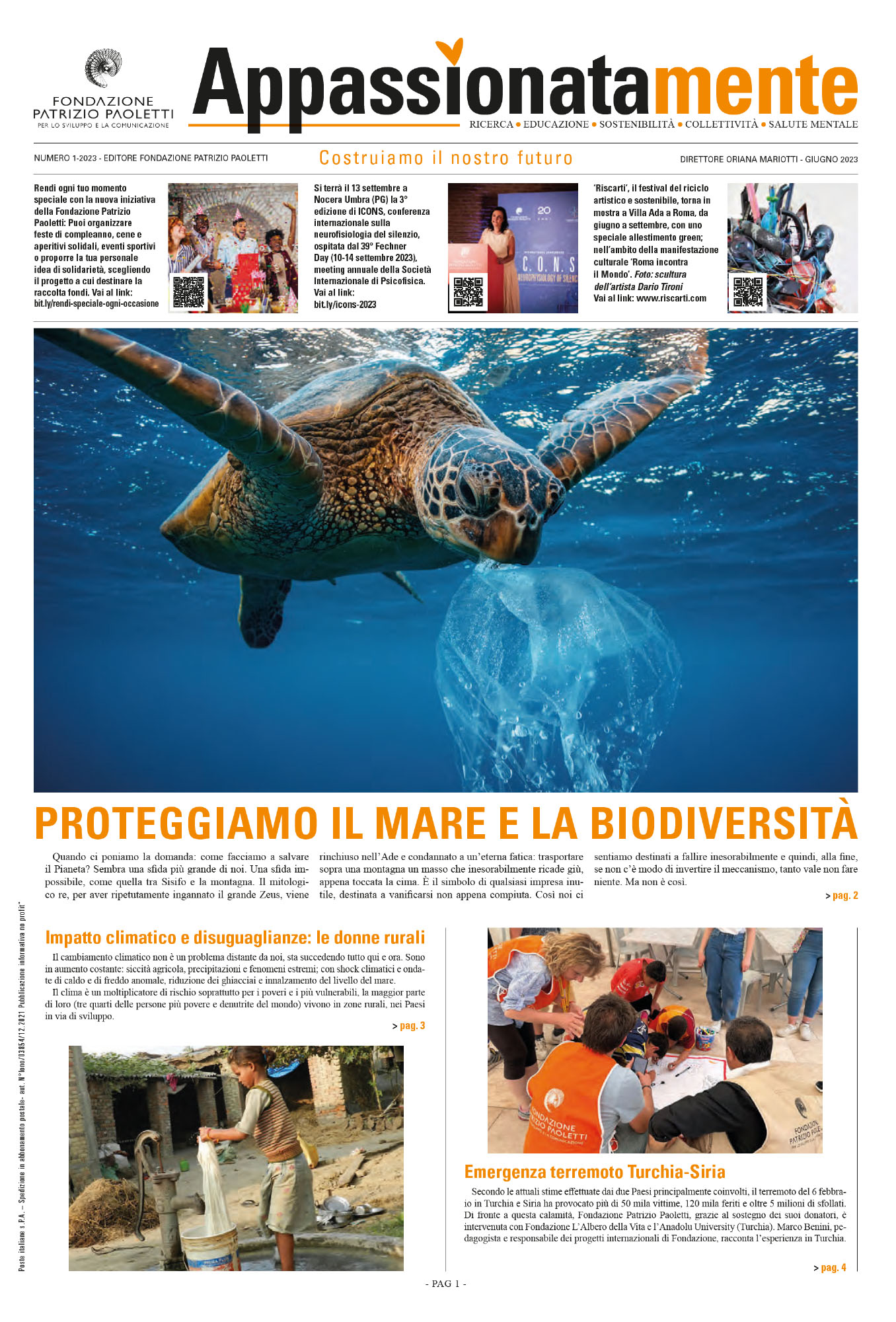 Appassionatamente - Numero 1 2023