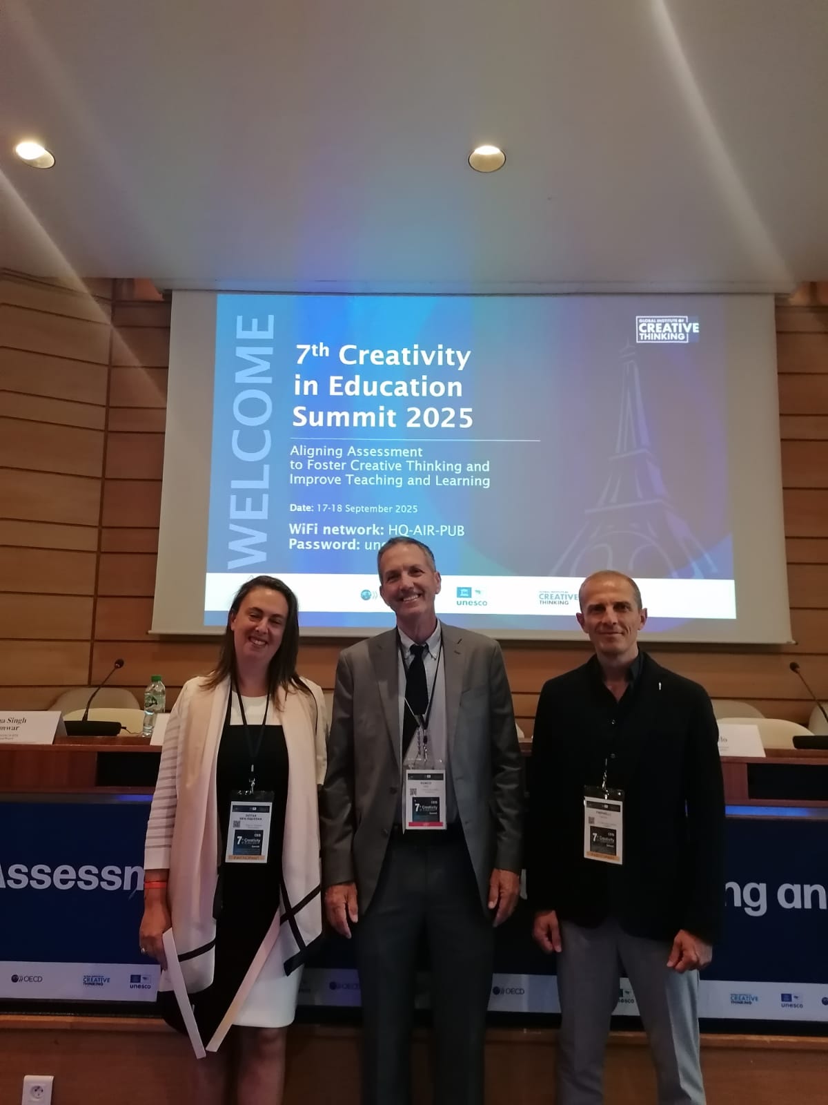 Delegazione di Fondazione Patrizio Paoletti con Mark A. Runco Direttore del global Institute of Creative thinking.